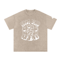 The King - Snow Washed Oversized Cotton T-Shirt