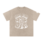The King - Snow Washed Oversized Cotton T-Shirt