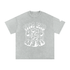 The King - Snow Washed Oversized Cotton T-Shirt
