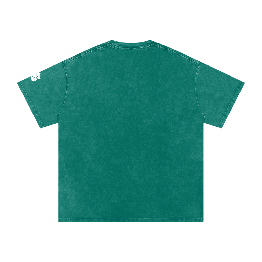 The King - Snow Washed Oversized Cotton T-Shirt